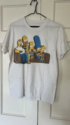 VTG 80s 90s USA Adult M  The Simpsons T Shirt Family Portrait Matt Groening - Image 1 of 4