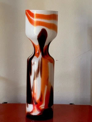 Modernariato Vaso In Murano Design Vetrerie Mazzega?Carlo Moretti?anni 60 - Immagine 1 di 4