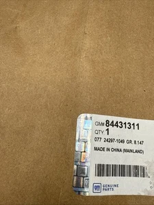 GMC Sierra 1500 19-25 Pasajero Guardabarros Ventilación Negro Brillante Emblema 84431311 Nuevo OEM - Imagen 1 de 6