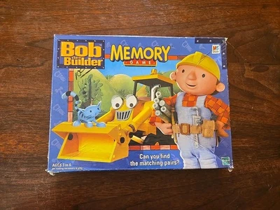  2001 Milton Bradley BOB THE BUILDER Memory Game Hasbro Ages 3 to 6 Complete  - Image 1 of 4