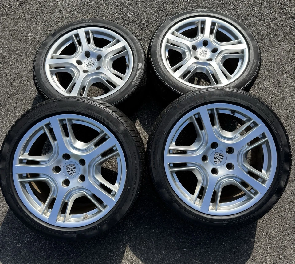2013 PORSCHE PANAMERA 19" Wheels Rims Tires OEM 2012 2011 2010 - Image 1 of 4
