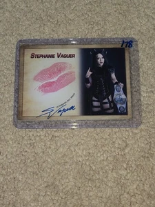 Stephanie Vaquer Signed Kiss Card Wrestler WWE Collectors Expo #178 - Picture 1 of 2