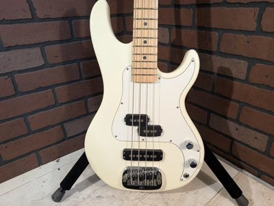 G&L USA SB-2 4-String Bass Guitar - Vintage White - W/ Case - Image 1 of 4