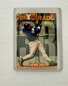 Sammy Sosa HR Parade #461 1998 Topps Cubs — 33rd HR Historic Season - Picture 1 of 2
