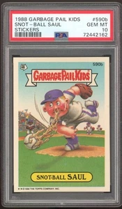 Topps Garbage Pail Kids 15th Series #590b Snot-Ball Saul PSA 10 GEM MINT Os15 - Bild 1 von 2