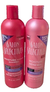 Salon Selectives Feuchtigkeit Erneuerung Shampoo 16,1 Oz. und Conditioner SeT - Bild 1 von 2