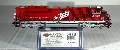 BROADWAY LIMITED PARAGON 3 N EMD SD70ACe LOCOMOTIVE SOUND&DCC MKT HERITAGE 3470 - Image 1 of 4