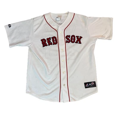 Бейсбольная футболка Boston Red Sox Majestic размер XL Mike Lowell No 25 - Изображение 1 из 4