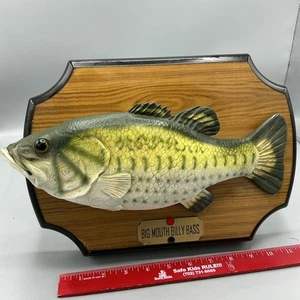 Big Mouth Billy Bass Singing Animated Fish 1999 Vintage Gemmy getestet funktioniert super - Bild 1 von 7
