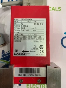 HORIBASTEC SEC-Z512MGX 1.75SLM MG-4.5 MASS FLOW CONTROLLER FREE FAST SHIPPING - Picture 1 of 6