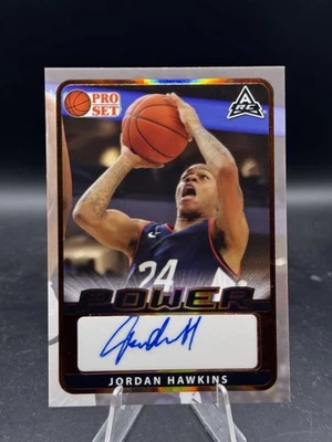 2022 LEAF PRO SET POWER Basketball JORDAN HAWKINS ROOKIE RC AUTO #BAJH4 - Image 1 of 2