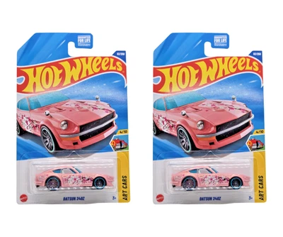 2025 Hot Wheels Datsun 240Z #62 Pink - Set of 2   HTF - Image 1 of 2