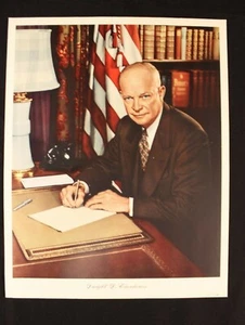 Official White House Reproduction Poster of President Eisenhower - Picture 1 of 1