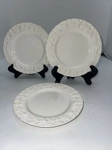 Wedgwood Queensware Crema en Relieve/Pan con Cáscara Crema, Juego de Platos de Aperitivo/3 - Imagen 1 de 10