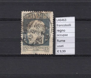 FRANCOBOLLI ITALIA REGNO OCCUPAZIONI FIUME USATI  (L46463)  - Picture 1 of 1