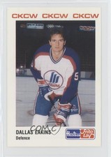 1990-91 Moncton Hawks Police Issue Dallas Eakins #5
