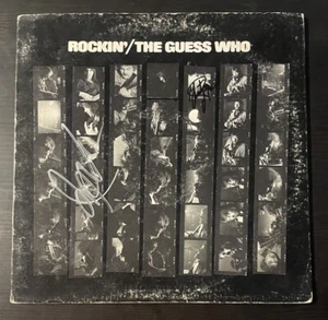 The Guess Who Rockin’LP firmado por Garry Peterson Jim Kale vinilo autografiado - Imagen 1 de 3