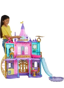 Mattel Disney Princess Doll House Magical Adventures Castle (4 ft Tall) - Picture 1 of 6