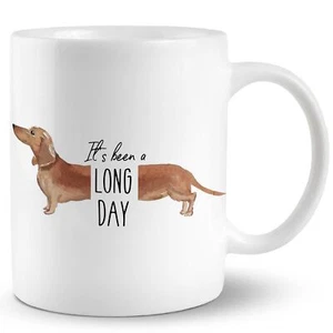 Dachshund Coffee Mug 11oz Weiner Dog Gift Long Day Funny Dog Lover Cup - Picture 1 of 7