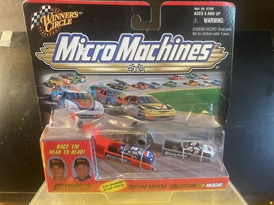 Micro Machines NASCAR Dueling Drivers Gordon vs Wallace NIP RARE HARD TO FIND - Image 1 of 4