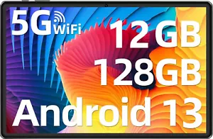 2024Ultimo Tablet 12GB RAM 128GB ROM 10.1 Pollici Android14 Tablet 7000mah 5G WiFi - Foto 1 di 12