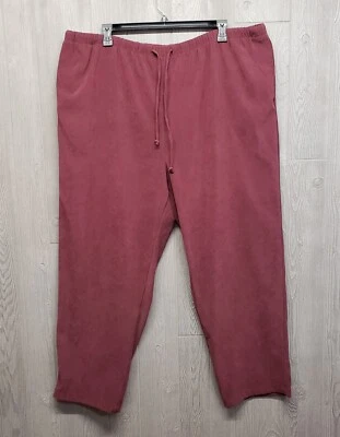 Pantalones Denim & Co Mujer 3X Pull On Elastizados Púrpura Vino Cordón Bolsillos 44x30 Foto 1 de 4
