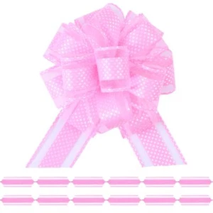 12Pcs Wave Point Gift Wrap Pull Bows Large 6 Inch Assorted Gift Pull Bows for... - Picture 1 of 5