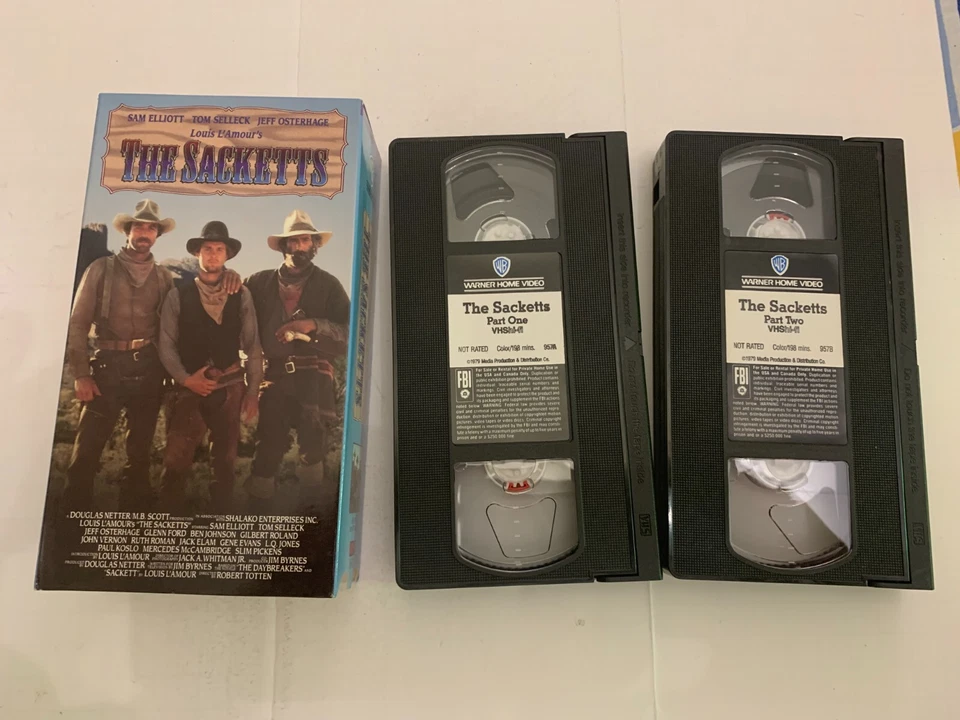 1979 The Sacketts VHS Video Tape Sam Elliott Foto 1 de 2