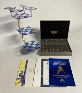 YOU CHOOSE 1994 Star Trek Franklin Mint Tri-Dimensional Chess Replacement Pieces - Picture 1 of 30