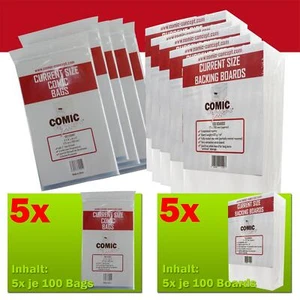 Comic Concept Sparpaket 500x Current Size Bags (+Lasche) +Current Boards - Bild 1 von 3