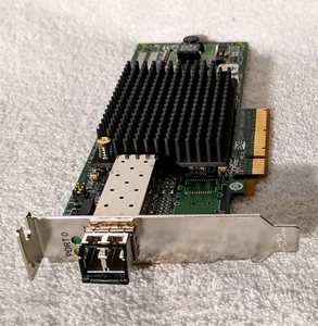 HP 489192-001 PCIe 1-port, 8GB Fiber Channel Adapter (AJ762-63001) Low Profile - Picture 1 of 3