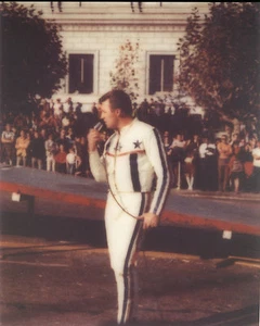 Micrófono Evel Knievel Color 8x10 Foto Norte de California - Imagen 1 de 1