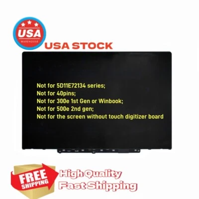 HD Lcd Touch Screen For Lenovo 300e Chromebook 2nd Gen MTK 81QC0000US 81QC0001US - Image 1 of 3