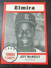 1989 Bill Pucko Elmira Pioneers Baseball #30 Jeff McNeely *BUY 2 GET 1 FREE*