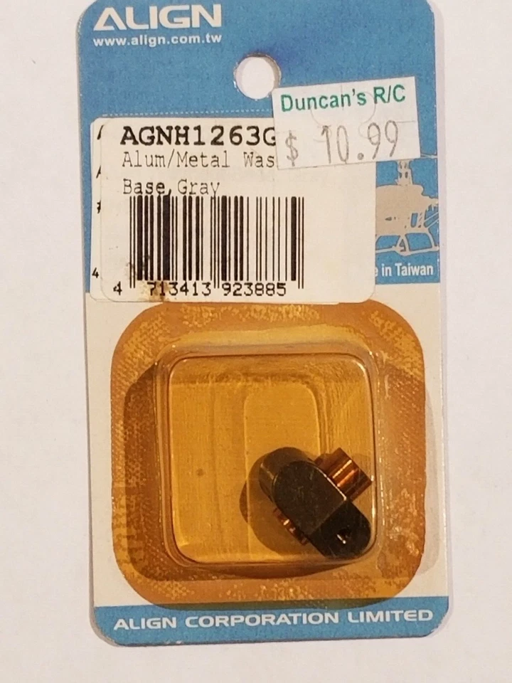 Align Trex450 AGNH1263G Aluminum Washout Base Grey H1263G - Image 1 of 1