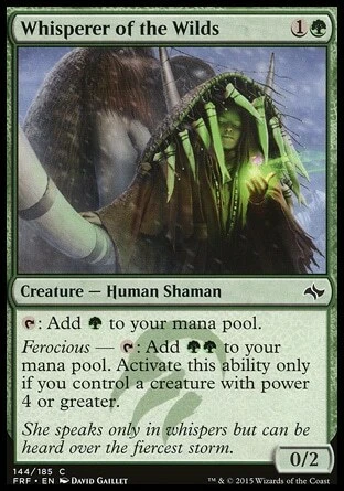 Magic the Gathering MTG Whisperer of the Wilds (144) Fate Reforged   LP - Image 1 of 1