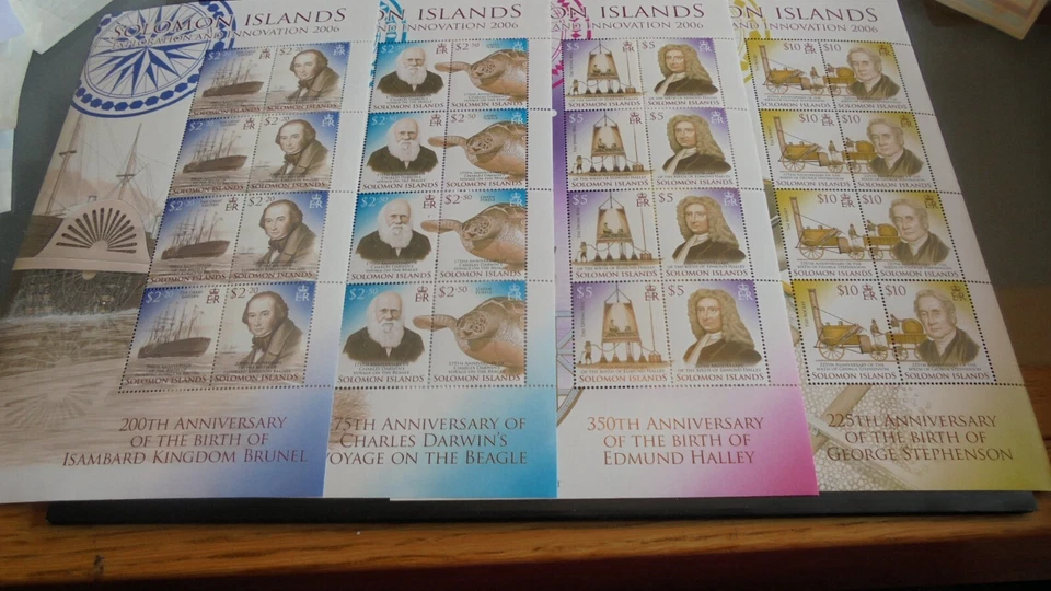 SOLOMON ISLANDS 2006 SG 1171-1178 HOJAS DE EXPLORACIÓN E INNOVACIÓN MNH  Foto 1 de 1