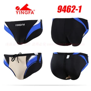 NUEVO CON ETIQUETAS BAÚLES DE NATACIÓN YINGFA 9462-1 PARA HOMBRE COMPETICIÓN CARRERAS ENTRENAMIENTO BREVE L Talla 28 - Imagen 1 de 2