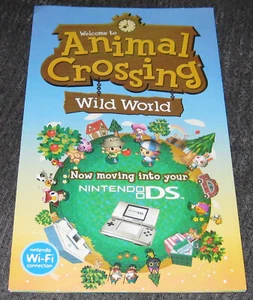 Animal Crossing City Folk - Wild World Ad Insert Only (Nintendo Wii) - Picture 1 of 1