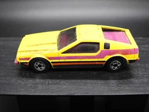 Vintage Hot Wheels 1979 Delorean Turismo Yellow 1:64 Diecast Car - Rare Malaysia - Picture 1 of 6