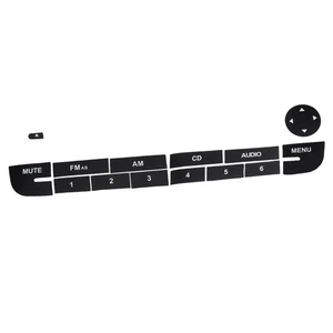 Adesivo per Fiat Grand Punto CD Radio riparazione Bottone pulsanti - Picture 1 of 5