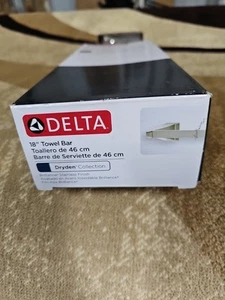 Delta Dryden Handtuchstange 75118-ss Brillanz Edelstahl Oberfläche 18 Zoll NEU IM KARTON - Bild 1 von 5