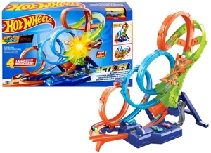 HOT WHEELS LET'S RACE SET CRASH-OUT 4 ANELLI JDD65 - Foto 1 di 8