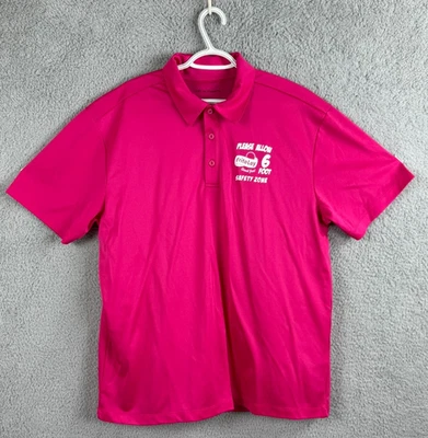 Frito Lay Port Authority uniforme polo adulto XL rosa Chester Cheetah zona 6 pies Foto 1 de 4