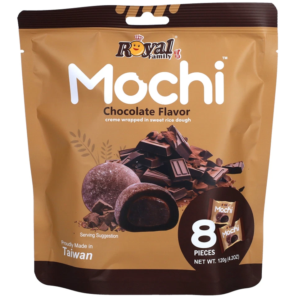 Royal Family Mochi Chocolate mit Cremefüllung einzeln verpackt 120g - Bild 1 von 1