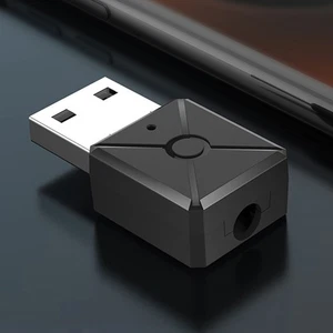 USB5.0 BT Receiver Transmitter Wireless Adapter Car Speaker Computer T NEW - Afbeelding 1 van 12