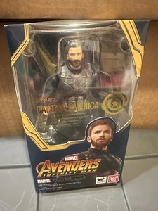 Figura Marvel Bandai SH Figuarts Capitán América Infinity War - Imagen 1 de 3