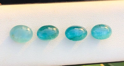 Piedra preciosa suelta cabujón apatita color azul natural de primera calidad de 13,20 quilates Foto 1 de 4