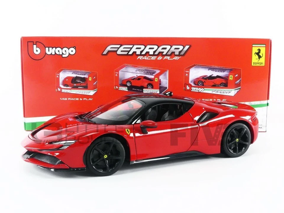 BBURAGO 1/18 - FERRARI SF90 STRADALE HYBRID - 2019 16015R - Photo 1/1