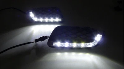 Pair LED DRL Daytime Running Light Lamp For Benz Smart Fortwo W451 2008-2011 - Imagem 1 de 4
